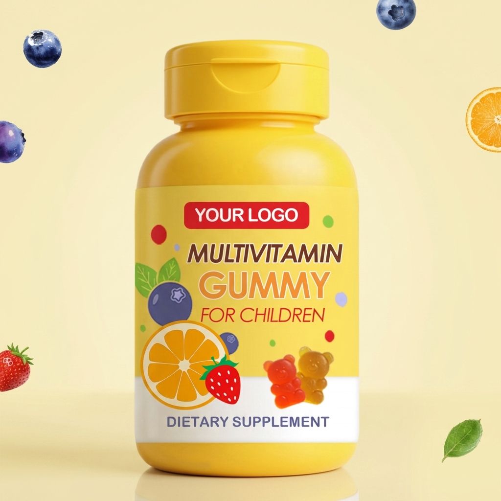 OEM Custom Fruit-Flavored Gummy Candy for Children Quick Vitamin Supplement with 24-Month Shelf Life